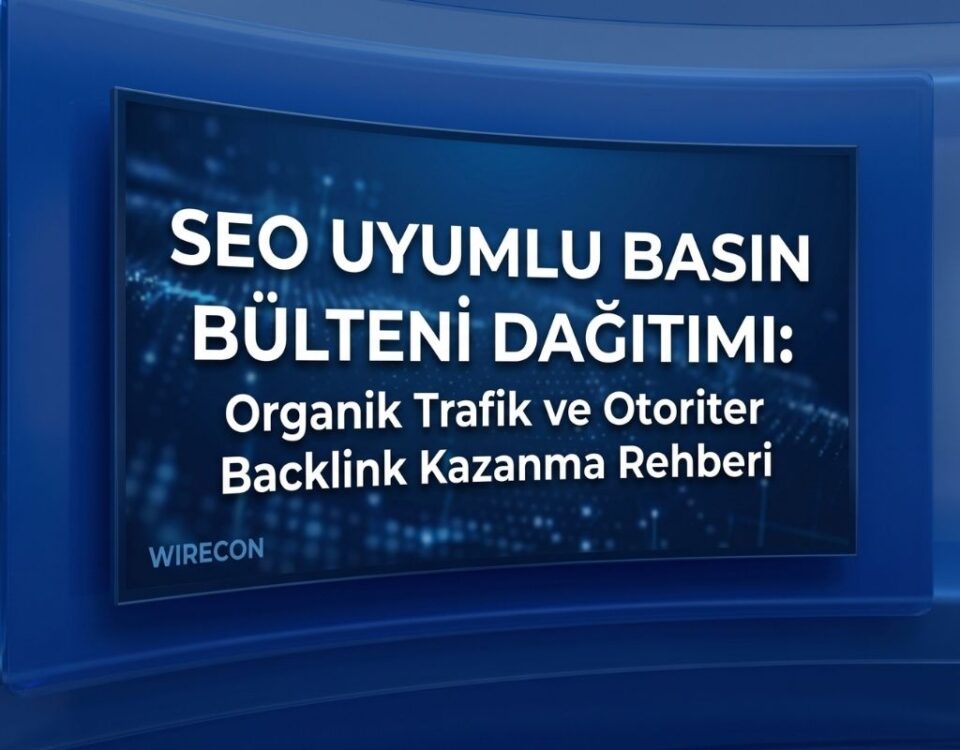 SEO Uyumlu Basın Bülteni Dağıtımı: Organik Trafik ve Otoriter Backlink Kazanma Rehberi