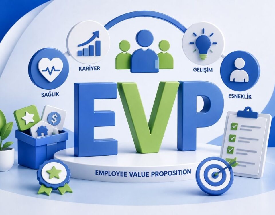 EVP nedir, Employee Value Proposition ve işveren değer önerisi oluşturma stratejisi illüstrasyonu.
