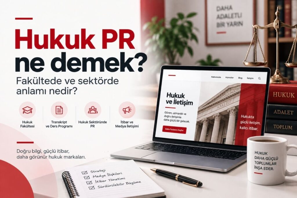 Hukuk PR ne demek? Hukuk fakültesinde ve hukuk sektöründe PR