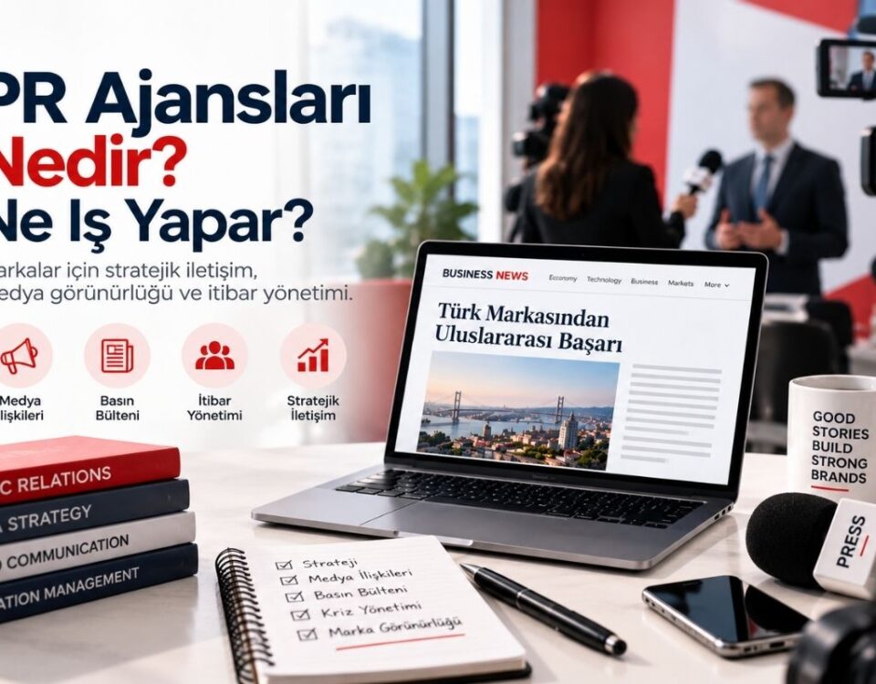 PR ajansları, medya ilişkileri, basın bülteni ve stratejik iletişim hizmetleri