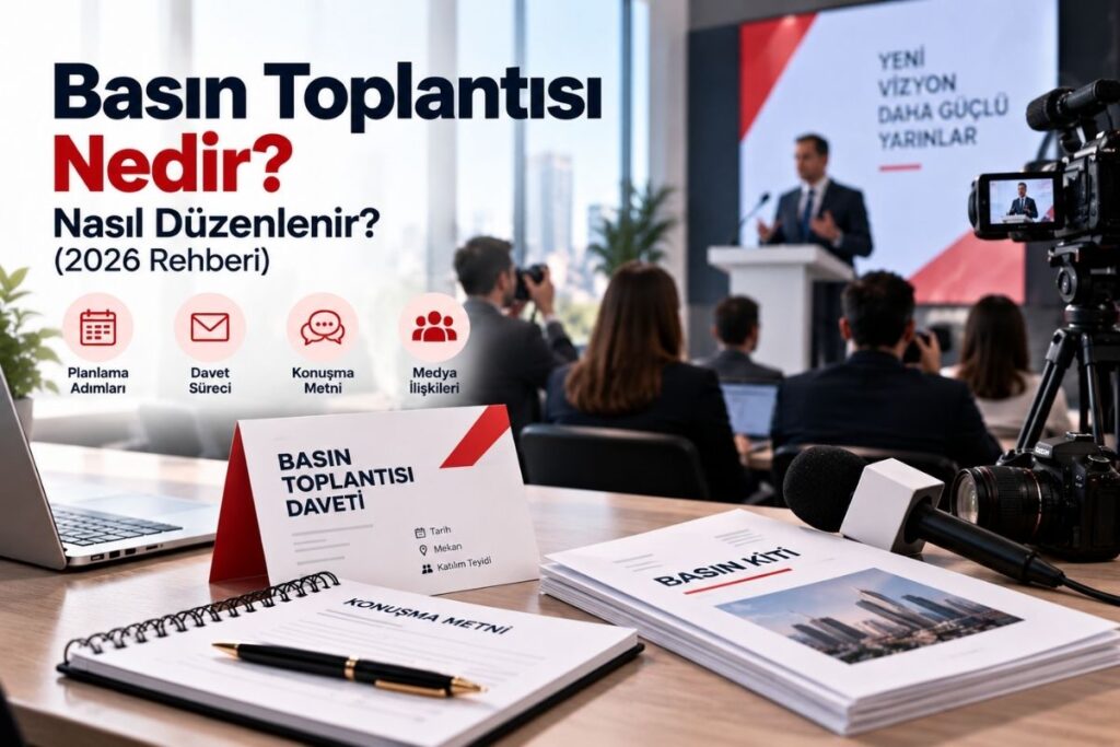 Basın toplantısı nedir ve nasıl düzenlenir kurumsal PR rehberi