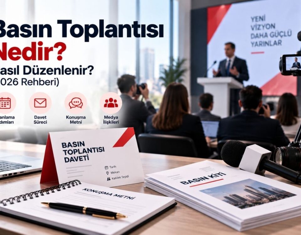 Basın toplantısı nedir ve nasıl düzenlenir kurumsal PR rehberi